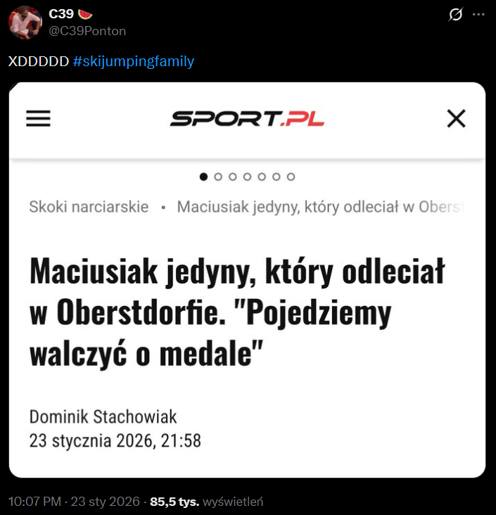 NAGŁÓWEK sprzed ZIO z wypowiedzią trenera, która... BYŁA WYŚMIEWANA xD